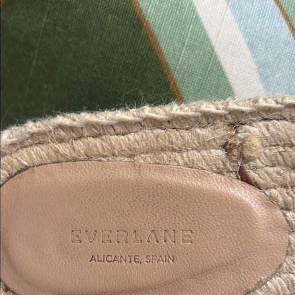 Everlane Tan Espadrille Shoes with Jute Sole - Picture 3 of 4